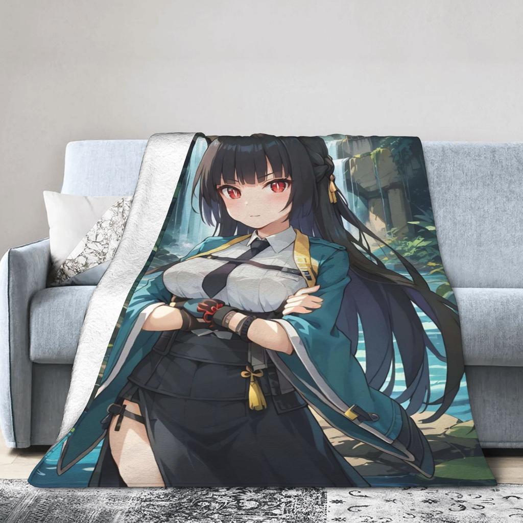 ZZZ Ellen Nicole Miyabi Plush Blanket Girls Boys Flannel Throw Blanket For Couch Chair Super Warm Custom Quality Bedspread Gift