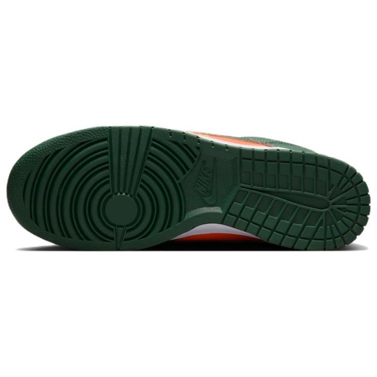 Nike Dunk Low Miami Hurricanes Мужские кроссовки Green Gorge-Green White DD1391-300
