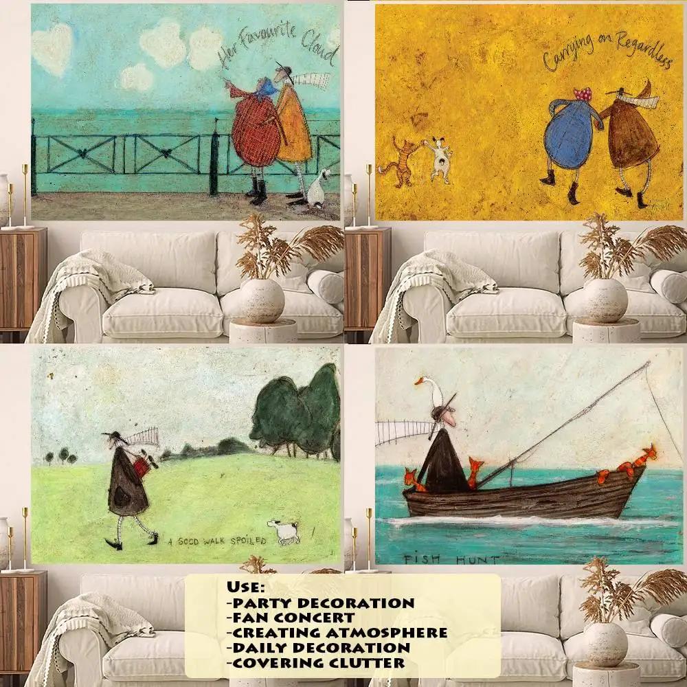 S-Sam Toft Retro Nostalgia 1pc Photo Background For Photophones For Photos Art Paper Photography Background Backdrops