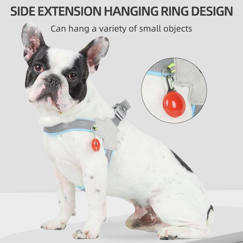 Светоотражающая шлейка для домашних собак для маленьких, средних и крупных собак, регулируемый нейлоновый нагрудный ремень для питомцев, шлейка-коллар без рывков, товары для бульдогов