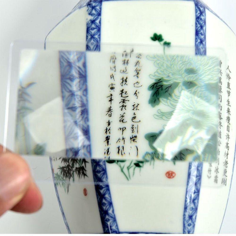 For Reading Newspaper Book Made Of Plastics Magnifiers Fresnel Lens Magnifying Glass Loupe