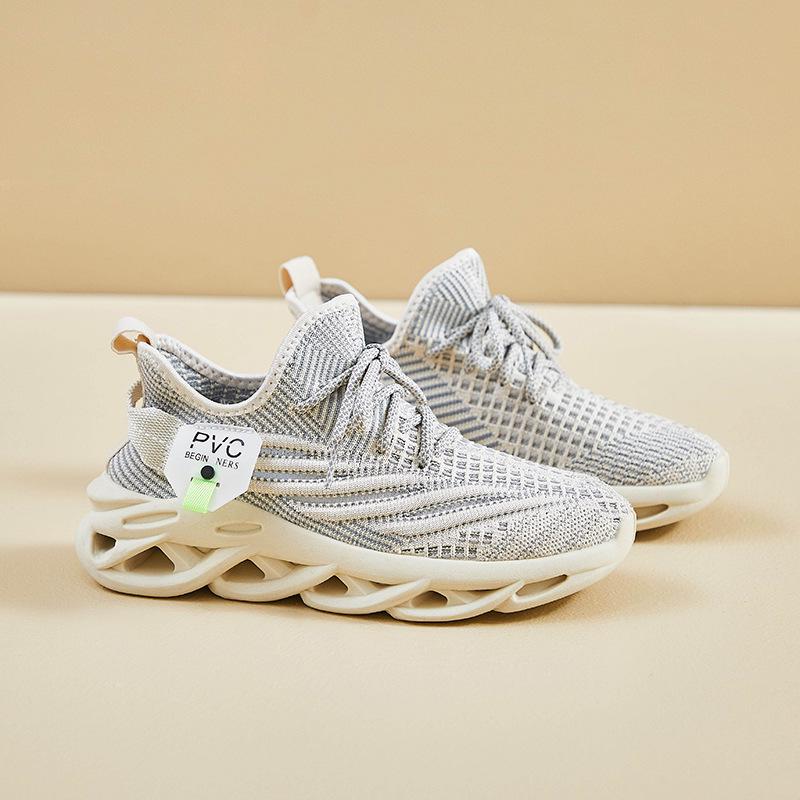 Korean Style Couple Fly-Knit Shoes - 2025 Summer Breathable Running & Casual Sneakers H8080