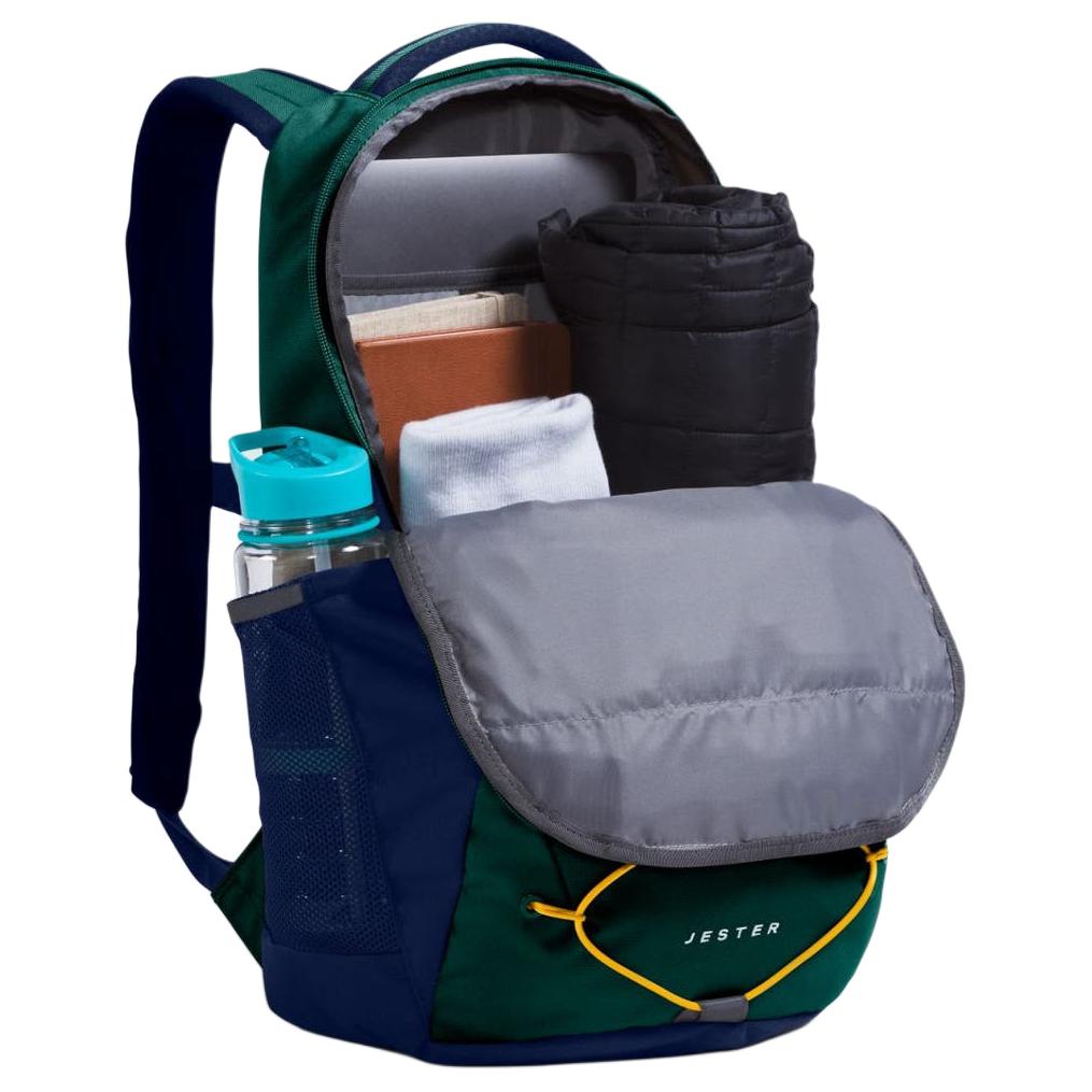 The North Face Jester 28L Casual Zipper Closure Backpack Unisex backpack Green NF0A3VXFNF9-O8