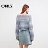 ONLY Women's Loose Fit Hollow-Out Gradient Knit Sweater