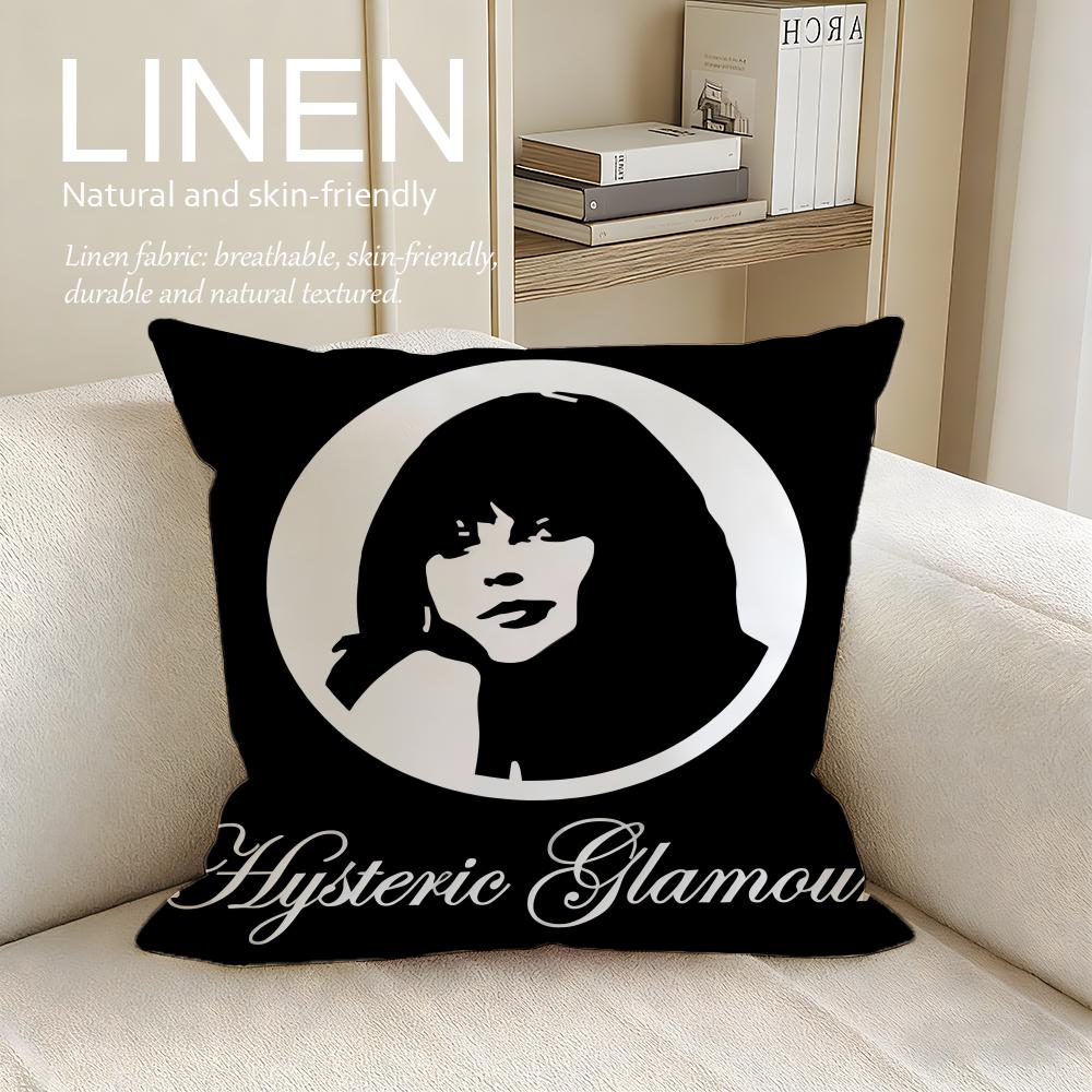Бренд Hysteric Glamour Набор наволочек для подушек-подушек Шт x x Дышащая Стирка Наволочка для диванной подушки