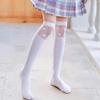 Весенне-летние детские чулки, детские бархатные гольфы, белые чулки для девочек, школьные носки, чулки, толстые бедра