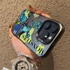 Cartoon Monsters Universitys Phone Case for iPhone 17 Air 16 16e 15 14 Plus 13 12 11 Pro Max X Xs XR 8 Colorful Silver Cover