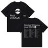 Robbie Williams Rw Tour Graphic T Shirts Unisexs Hip Hop Rap Gothic Fashion Tshirt Vintage Cotton Tees Streetwear Ins Yk
