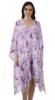 Moomaya Georgette Short Caftan Midi Dress Beach Swimwear Cover Up Womens