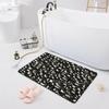 Впитывающий нескользящий коврик Дверной коврик Ванная комната Туалет Пол Душевая комната Коврик для ванной Современный кухонный коврик