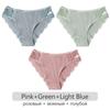 3Pcs/set  Cotton Patchwork Lace Panties Women Comfortable Briefs S-2XL Ladies Low-Rise Underwear Soft Underpants Lingerie