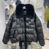 Winter Thin Mink Fur Button Down Jacket for Women Short Fox Fur Coat