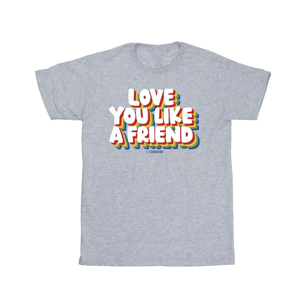 Netflix Mens Sex Education Love Like A Friend T-Shirt