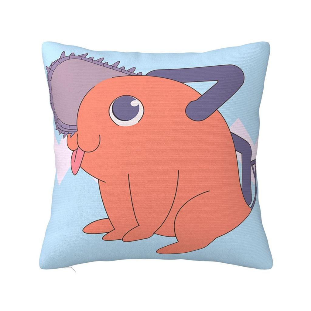 Anime Chainsaw Man Square Pillow Cases Cushion Cover Awesome Zippered Decor Throw Pillow Case Cover for Car