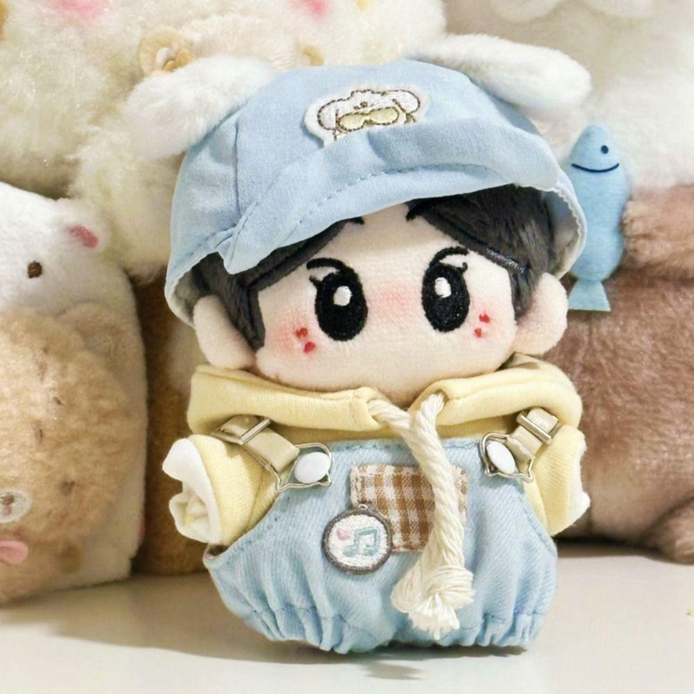 Stuffed Idol Plush Doll Clothes Dress Up 10CM Cotton Doll‘s Clothes Cotton Doll Hoodie Xmas