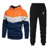 Spring Autumn Men Tracksuits Sets Long Sleeve Hoodie+Jogging Trousers 2 Piece Fitness Running Suits Sportswear Casual Clothing