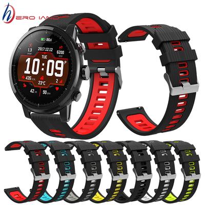 22 мм мягкий силиконовый сменный ремешок для умных часов Amazfit Stratos 3 2/2s, ремешок для умных часов Amazfit Pace, аксессуары
