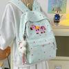 Школьная сумка Модная Новая школьная сумка для ученика Милый мультяшный принт Повседневный рюкзак Большой вместимости Легкий рюкзак В наличии Оптовая продажа