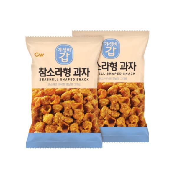 Chungwoo Conch Shape Snack 2 Bundle 120 x 2 Pcs