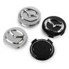 56MM Car Wheel Center Cap Logo Hub Cover Badge Sticker Accessories For Mazda Axela Demio Atenza CX5 CX3 CX7 CX30 CX60 CX9 MX5 MS