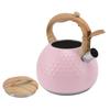 Tea Kettle 3L Teapot 304 Stainless Steel Household Whistling Tea Kettle Water Kettle Tea House Accessories Pink