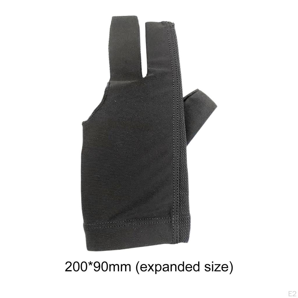 3 пальца бильярдные перчатки эластичный противоскользящий кий для снукера для практики игры