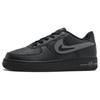 Air Force 1 GS Cut Out Swoosh - Black Cool Grey Kids Sneakers FQ2413-001