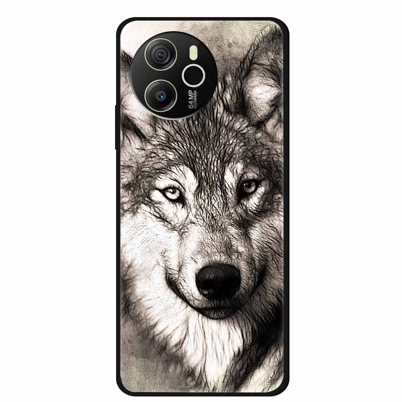 For Blackview Shark 8 Case Shark8 Black Silicone Soft Back Cover Case For Blackview Shark 8 Phone Case Cover 6.78" Coque Funda