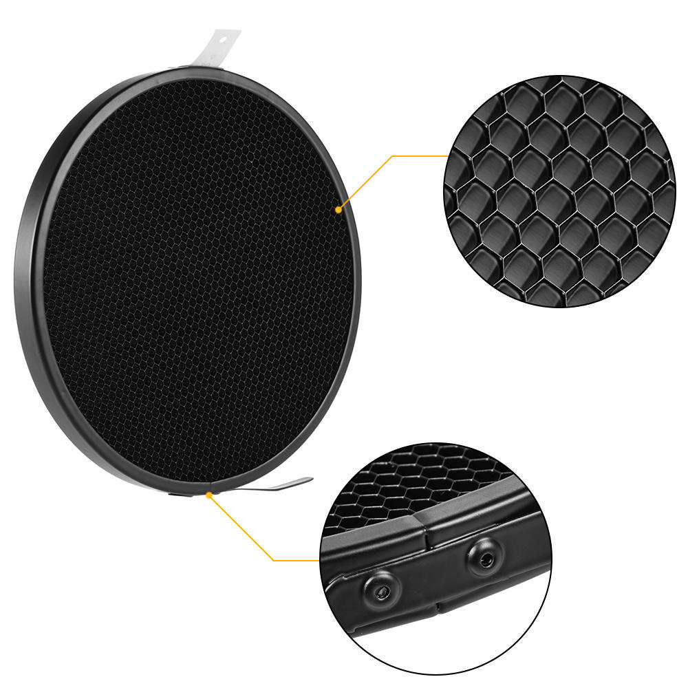 Photo Studio 16.8cm 30 Degree Honeycomb Grid for 7 Standard Reflector Diffuser Lamp Shade Dish