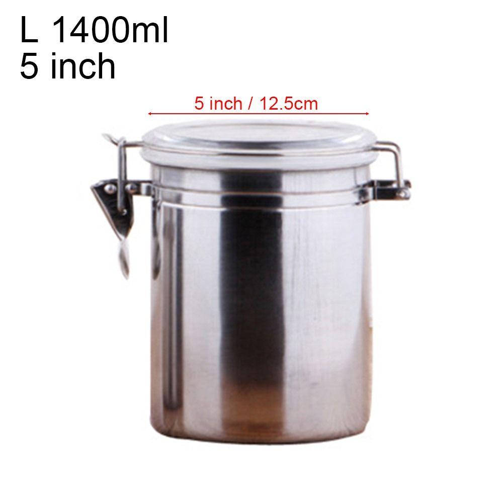 1Pcs Food Storage Sealed Container Airtight Storage Bottles for Coffee Flour Sugar Tea