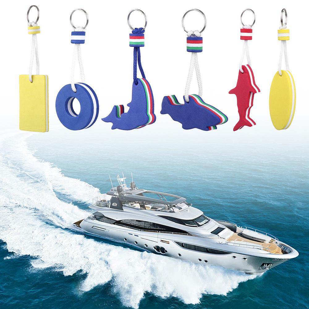 Accessories Boating Sea Water Floating Keychain Pool Parts Key Pendant Sailing Fishing Keyring