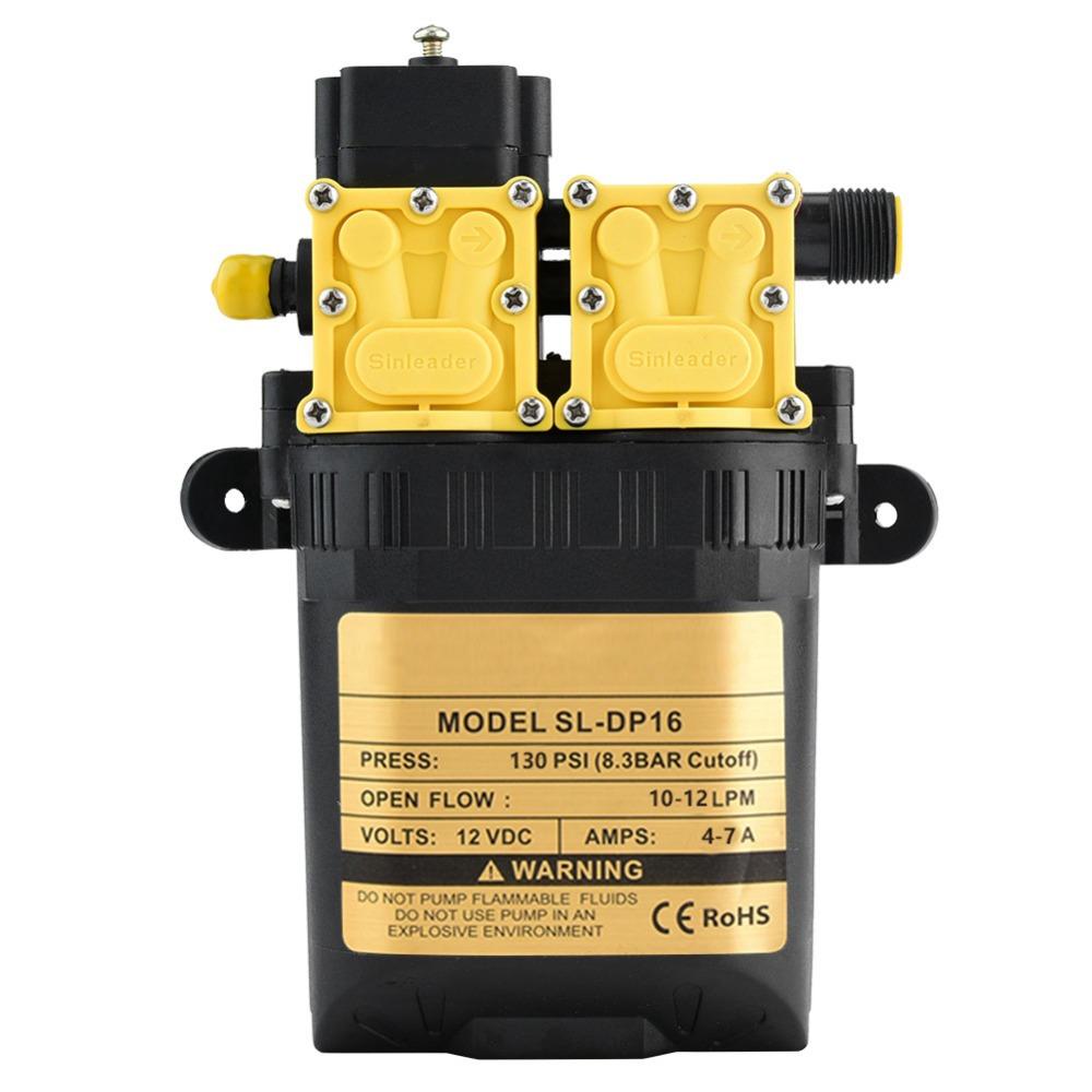 7-9LPM Flow Rate Electric Water Pump DC12V High Pressure Water Pump Garden Irrigation