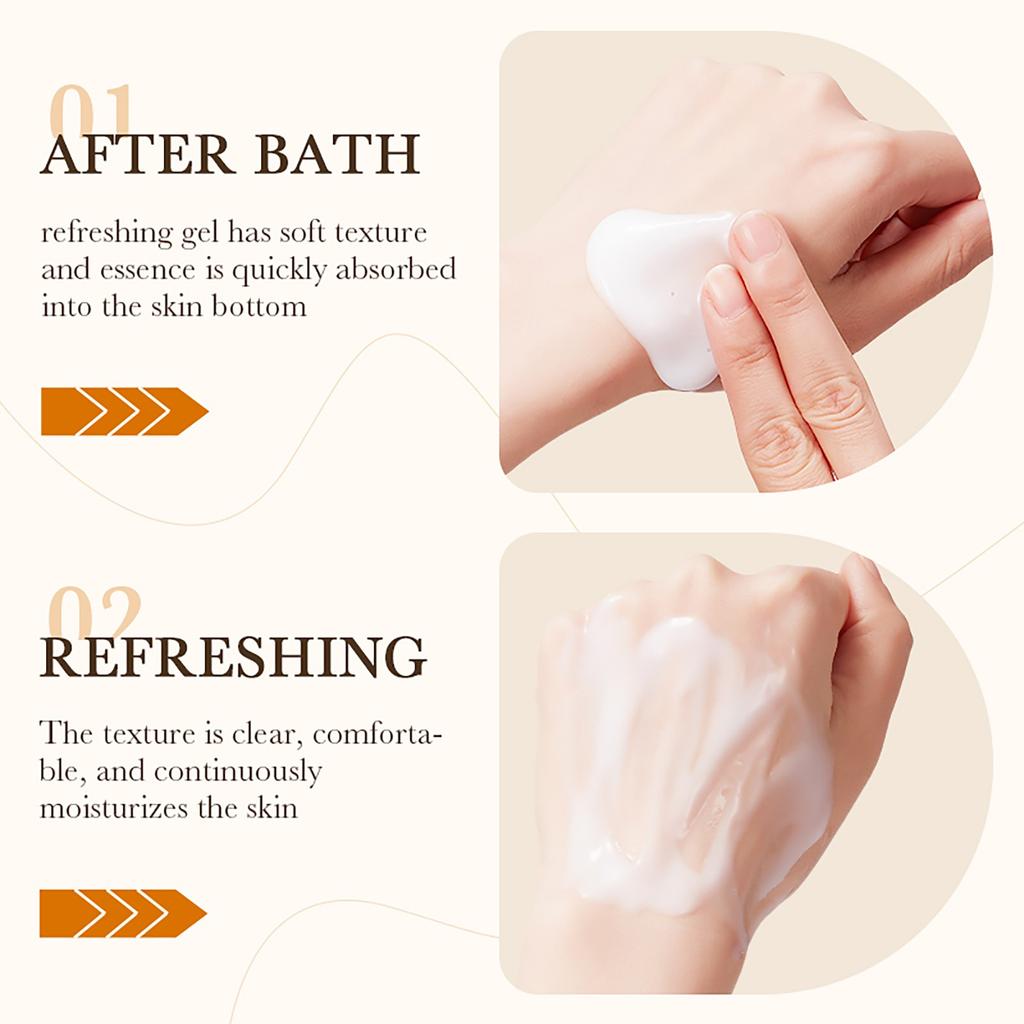 Увлажняющий и освежающий увлажняющий гель на основе рисового геля