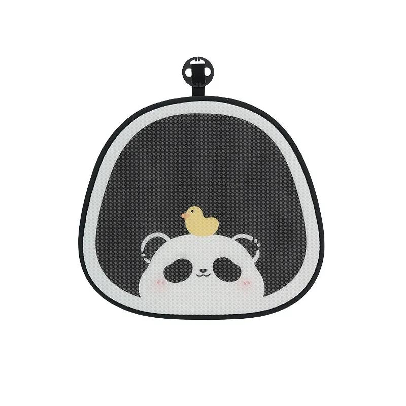 Universal Panda Car Seat Cushion Full Set Fashion Breathable Universal Seat Cushion Cover Anti Slip Panda Interior Accessories