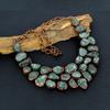 Aquamarine Handmade Latest Design Jewelry Necklace, Copper Electroformed Gemstone Necklace, Gift For Mother