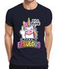 Im Fucking Fabulous Unicorn Rainbow Middle Finger Gift Unisexs Tshirt