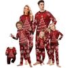 Christmas Print Cute Family Set Pajamas, Home Clothes, Family Set Long Sleeve Top Pants Set