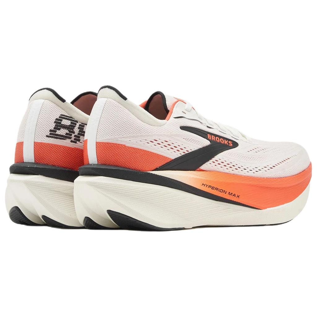 Brooks Hyperion Max 4 Professional Низкие беговые кроссовки Мужская кроссовка Белый Оранжевый 110498-1D-070