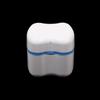 Bathroom Denture Cup Mouthguard Cleaning Container Denture Boxes Bath Dentures Container Denture Box for Travel Retainer