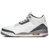 Air 3 Retro Cement Grey Мужские кроссовки Белый Summit-White Fire-Red CT8532-106