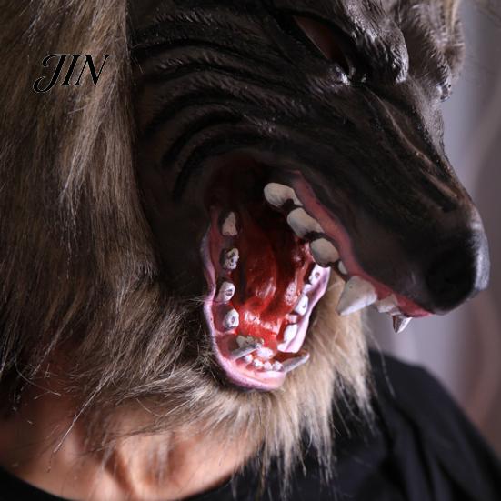 Durable Werewolf Gloves Realistic Claws Gloves, Furry Black Wolf Paw Costume Headgear, Halloween Cosplay Accessories Beast Animal Props for