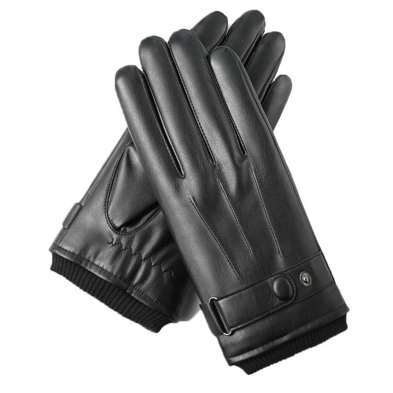ПУ кожа зима осень вождение сохраняют тепло перчатки тактические перчатки черный уличный спорт уличные варежки