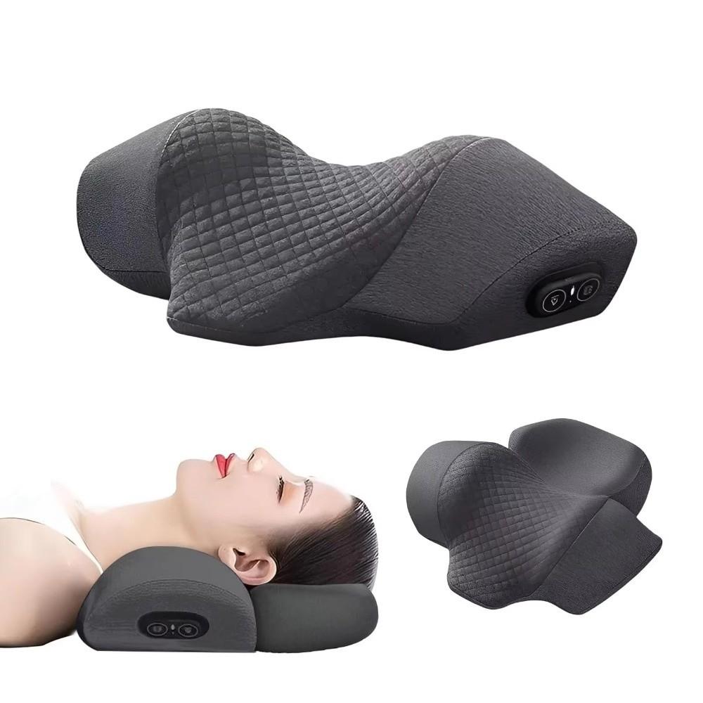 Heating Electric Neck Massager Hot Compress Orthopedic Sleeping Pillow  Home Travel
