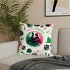 Witch Pillow Covers Broadway Musical Merchandise Elphaba and Glinda Pillow Case Throw Pillow Covers Decorative Pillowcase Cushion Cover with Car