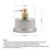 Регулятор давления топлива с манометром 45 мм, регулируемый, 0-60 psi / 0-100 psi, жидкий хром, черный, универсальный