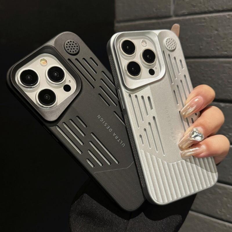 Роскошный полый чехол для отвода тепла с ароматерапией для iPhone 16 15 14 13 12 Pro MAX 11 Жесткий ПК Крутой Противоударный Модный Чехол