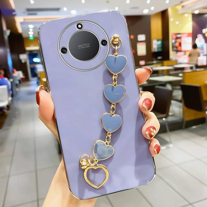 Чехол для телефона с ремешком на запястье для Realme 11 Pro + 10 Pro 9 9i 8 Pro 8i 7 Realme GT Neo 5 5S 3 2 2T GT Master, мягкая задняя крышка