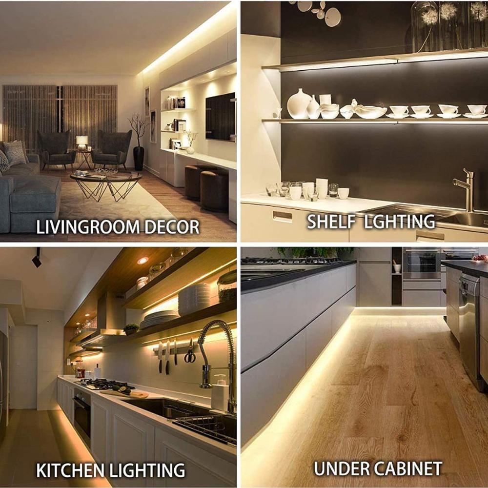 1-5M WiFi LED Strip Light Set With Tuya App Alexa Voice Control Dimmable Neon Light Led Backlight Tape Indoor Wall Lamp