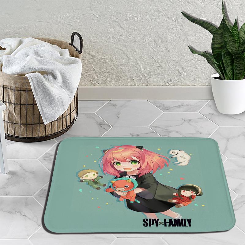 Семейный прикроватный коврик Spy X Anya Forger, дверной ковер Loid Yor Forger, мультяшный напольный коврик для гостиной, тапис, украшение, гобелен