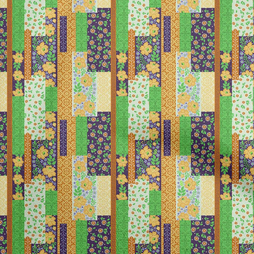 oneOone Cotton Flex Fuschia Pink2 Fabric Floral Sewing Craft Projects Fabric Prints By Yard 40 Inch